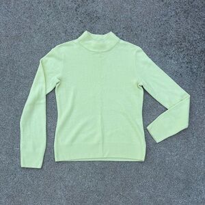 Appleseed's Petite‎ Sweater Women Sz Petite Small Mock Neck Knit Long Sleeve Top